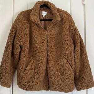 Nine West Camel Teddy Jacket